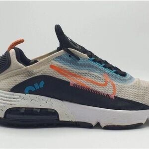 Nike Air Max 2090  Women’s SZ 6.5Y White Turf Orange Speckled CJ4066-106 Sneaker